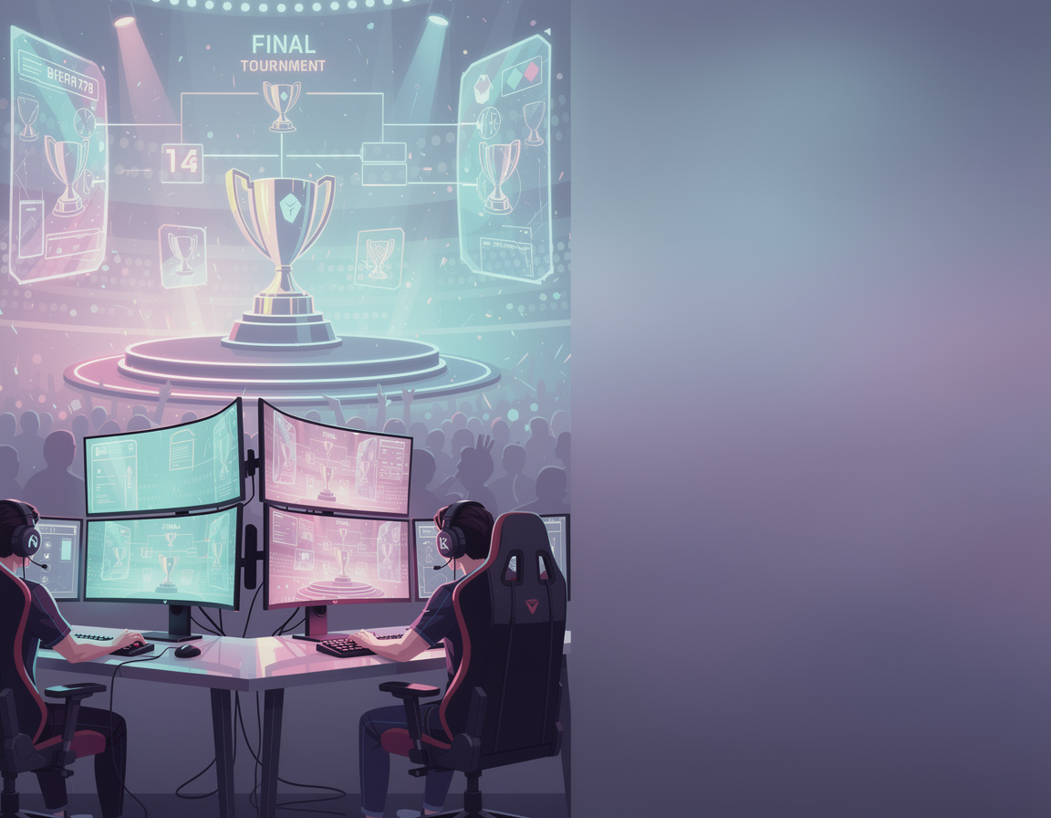 Ilustrasi template poster turnamen untuk turnamen game online berlian78
